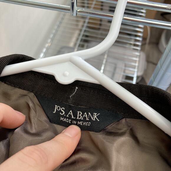 Jos. A Bank Men's Brown Single Breasted Wool‎ Blazer Size 44 Career Old Money - Picture 5 of 14